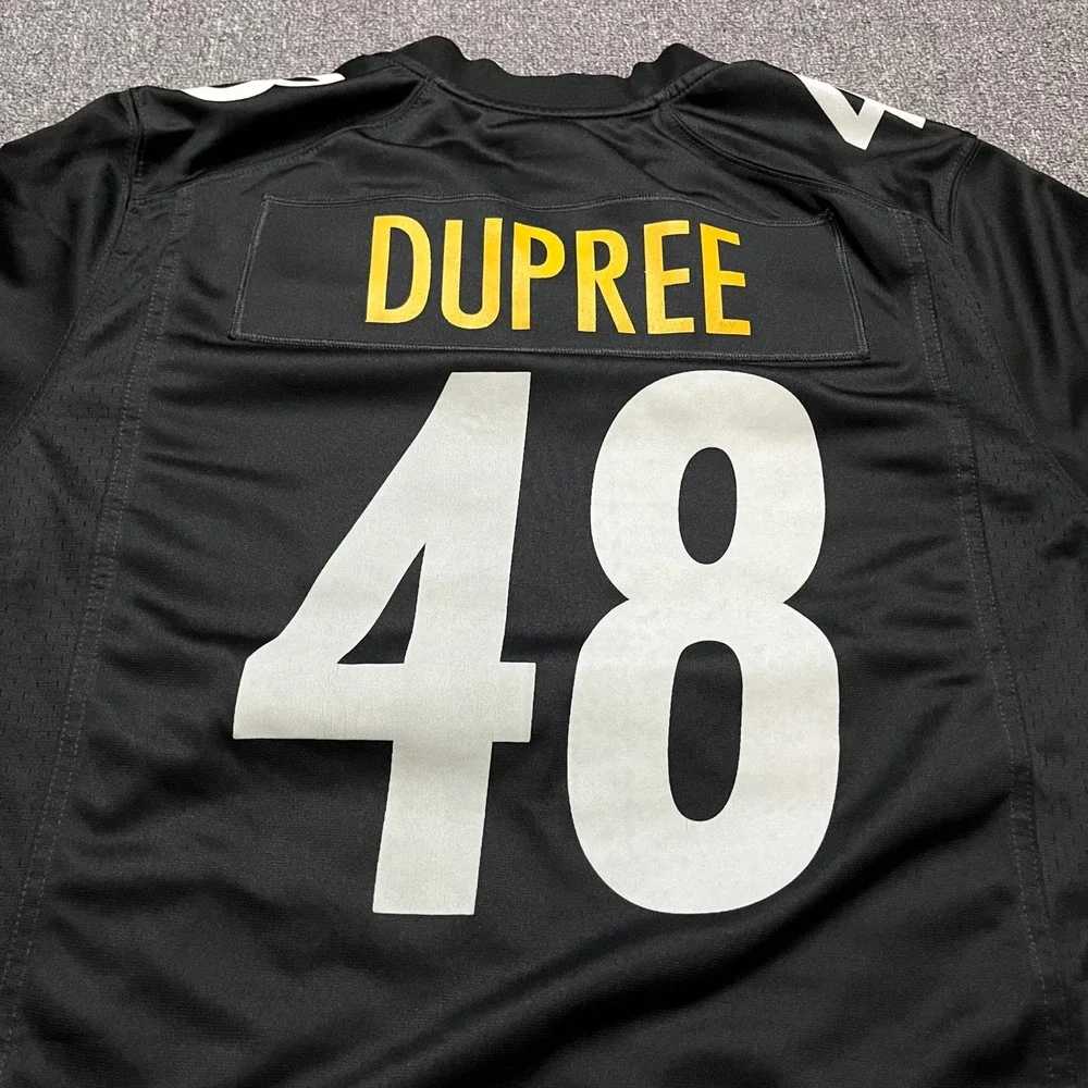 Nike Pittsburgh Steelers Bud Dupree 48 Jersey Large Black NFL Football Fan Gear